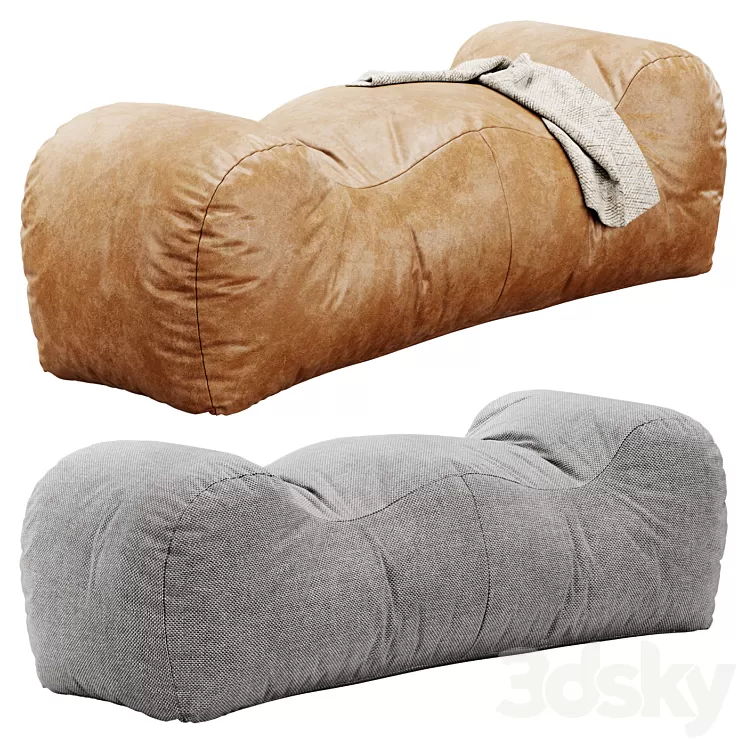 Bean bag chair sofa 3D Model