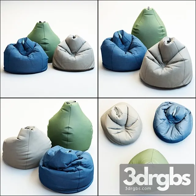 Bean bag esprit 2 3D Model Free