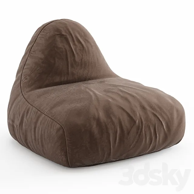 Bean bag lounger 3D Model
