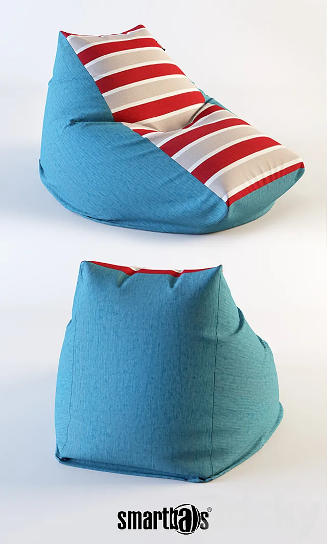 Bean bag "Trapeze" _ from the Russian company Smartballs. 3DModel