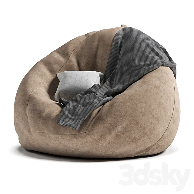 Beanbag Chair 3D Model