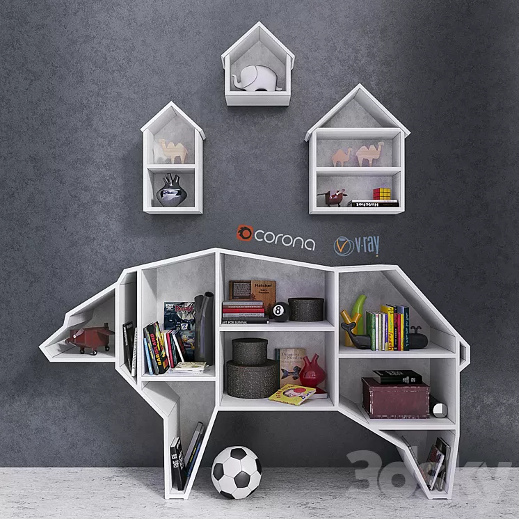 Bear Bookshelf