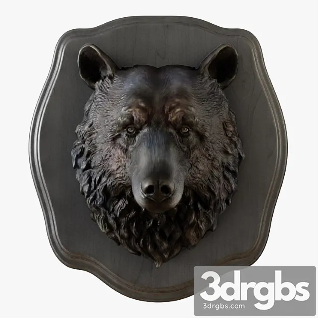Bear head 3D Model Free