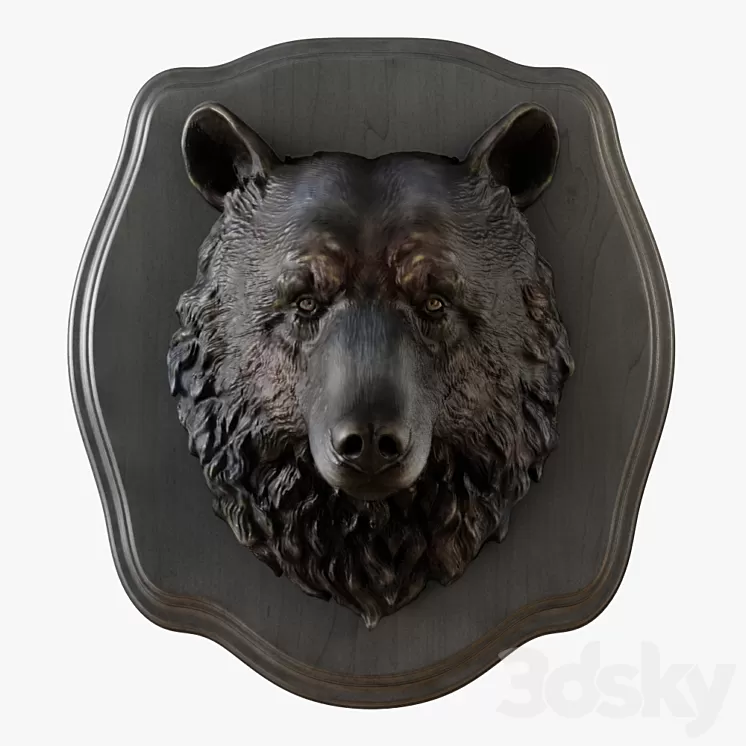 Bear head 3D Model