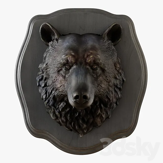 Bear head 3D Model