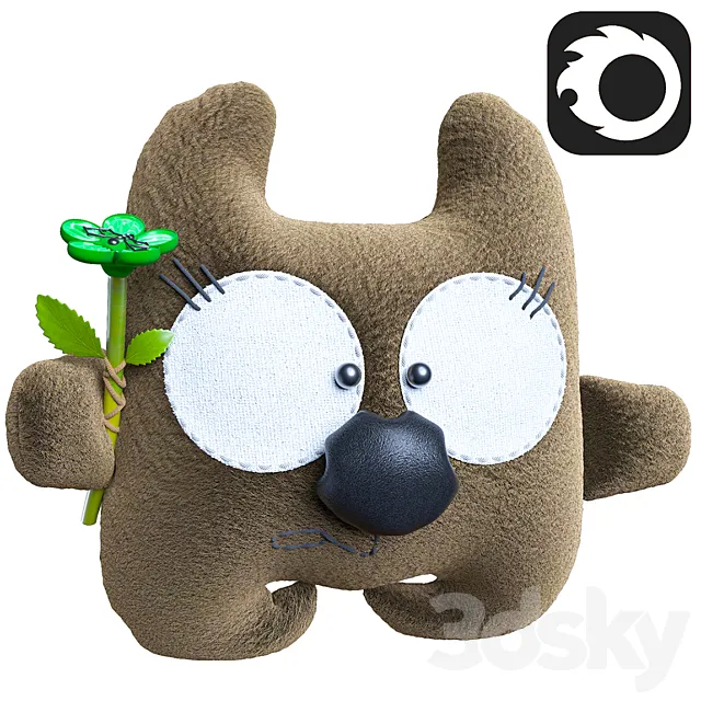 Bear soft toy 3DModel
