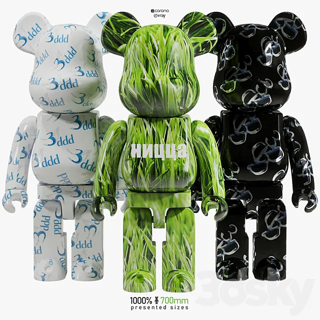 Bearbrick _ 3DDD 3D Model