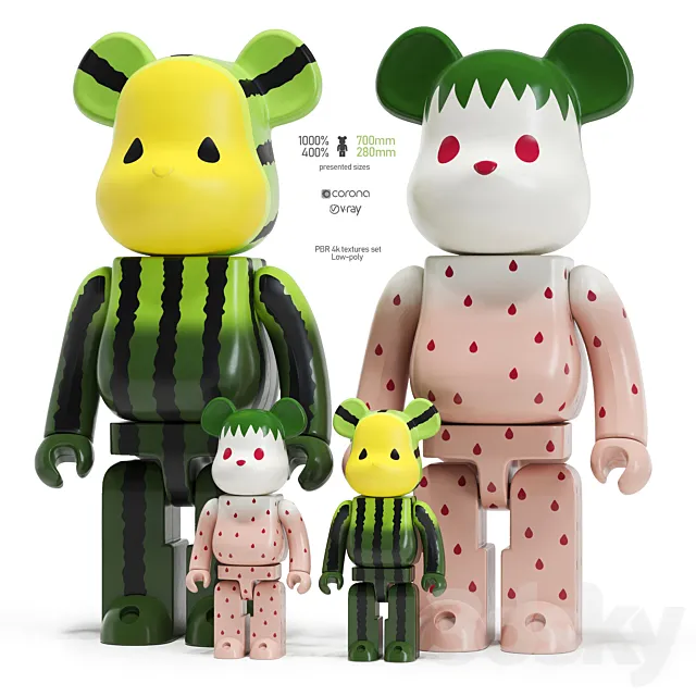 Bearbrick _ Clot 3DModel