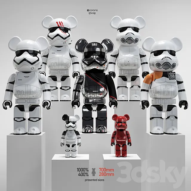 Bearbrick _ Star Wars 3DModel