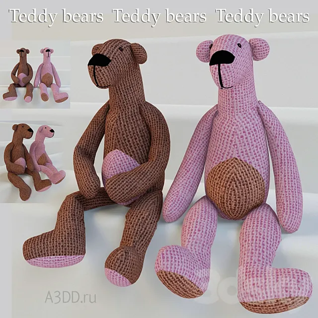 Bears pair 3DModel