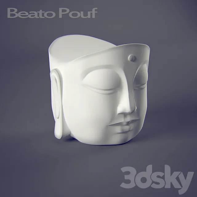 Beato Pouf 3D Model