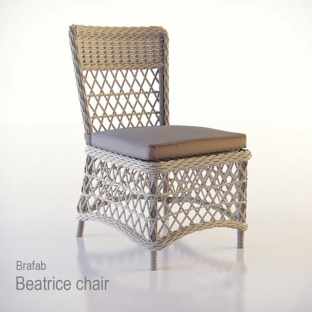 Beatrice chair Brafab 3D Model