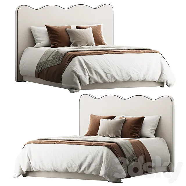 Beatrix bed 3D Model