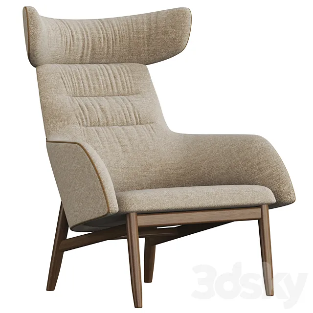 BEATRIX HIGH BACK EASY CHAIR 3DModel