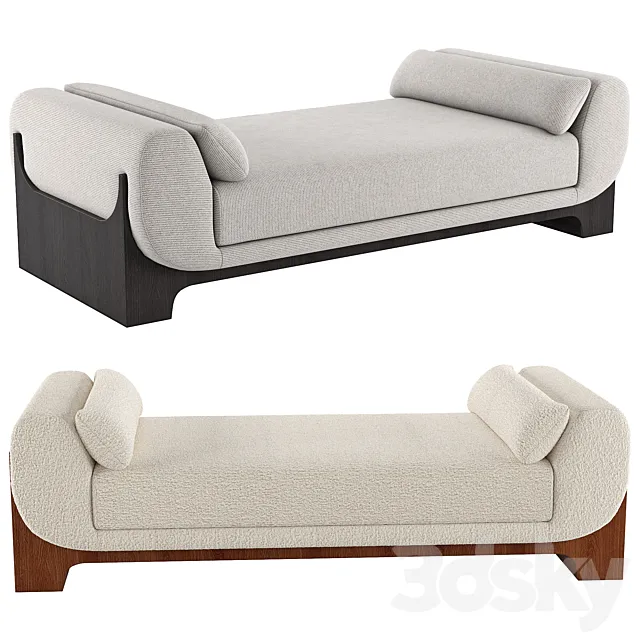 Beaufort Boucle Daybed 3D Model
