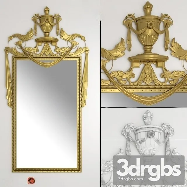 Beaumont And Fletcher Adam Mirror 3D Model Free