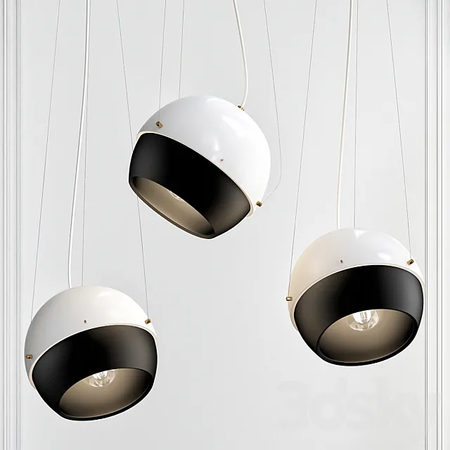 Beautiful Pendant Lamp by Kristian Gullischen for Valaistustyo 3DModel