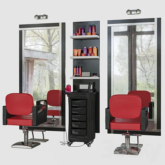 Beauty salon 2 3DModel