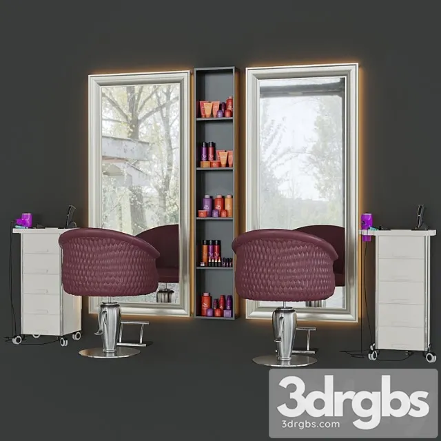 Beauty salon 3 3D Model Free