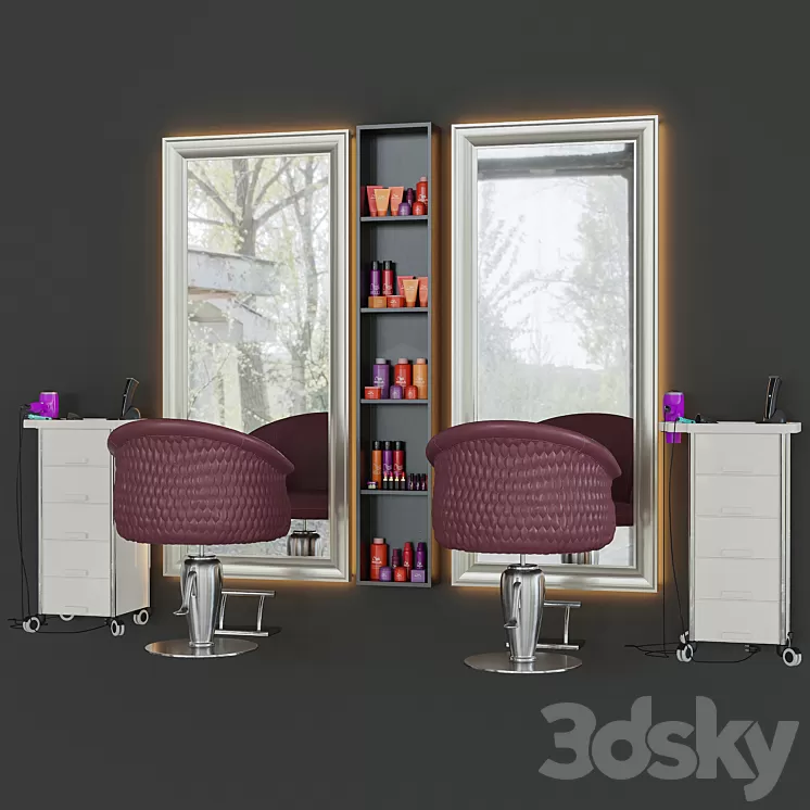 Beauty salon 3 3D Model
