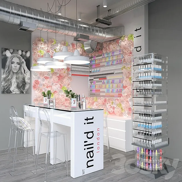beauty salon 3D Model