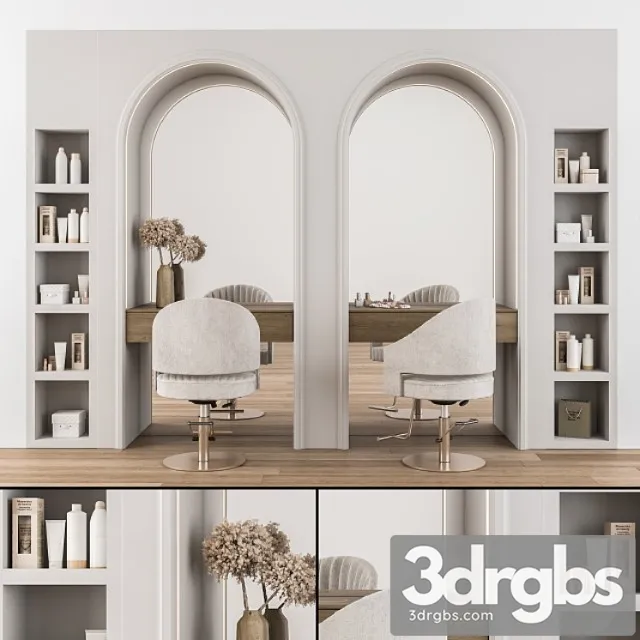 Beauty salon barber shop - set 02