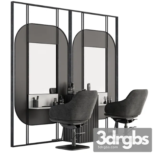 Beauty salon barber shop - set 03