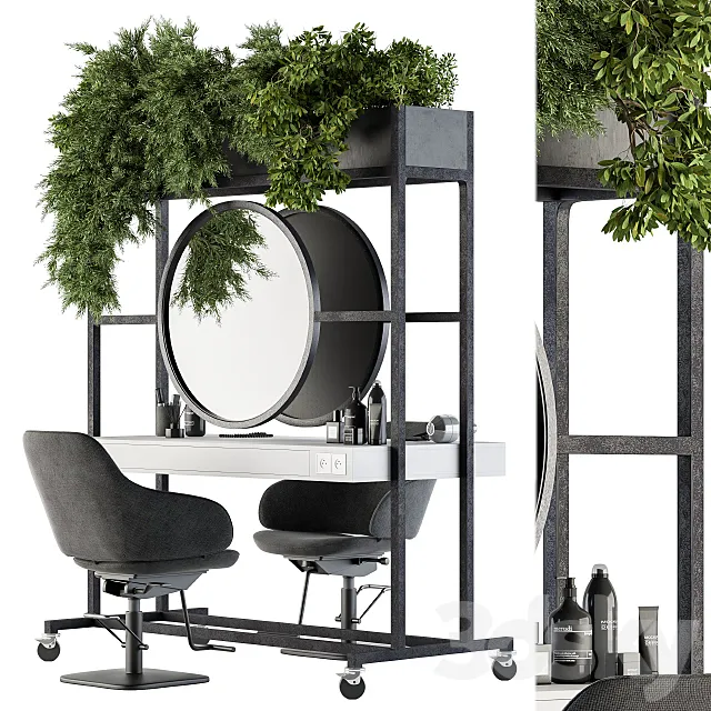 Beauty Salon Barber Shop - Set 04 3DModel