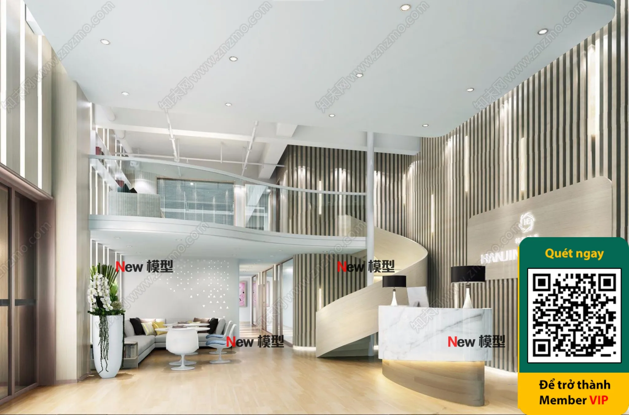 BEAUTY SALON - VRAY / CORONA - 3D MODEL - 4341