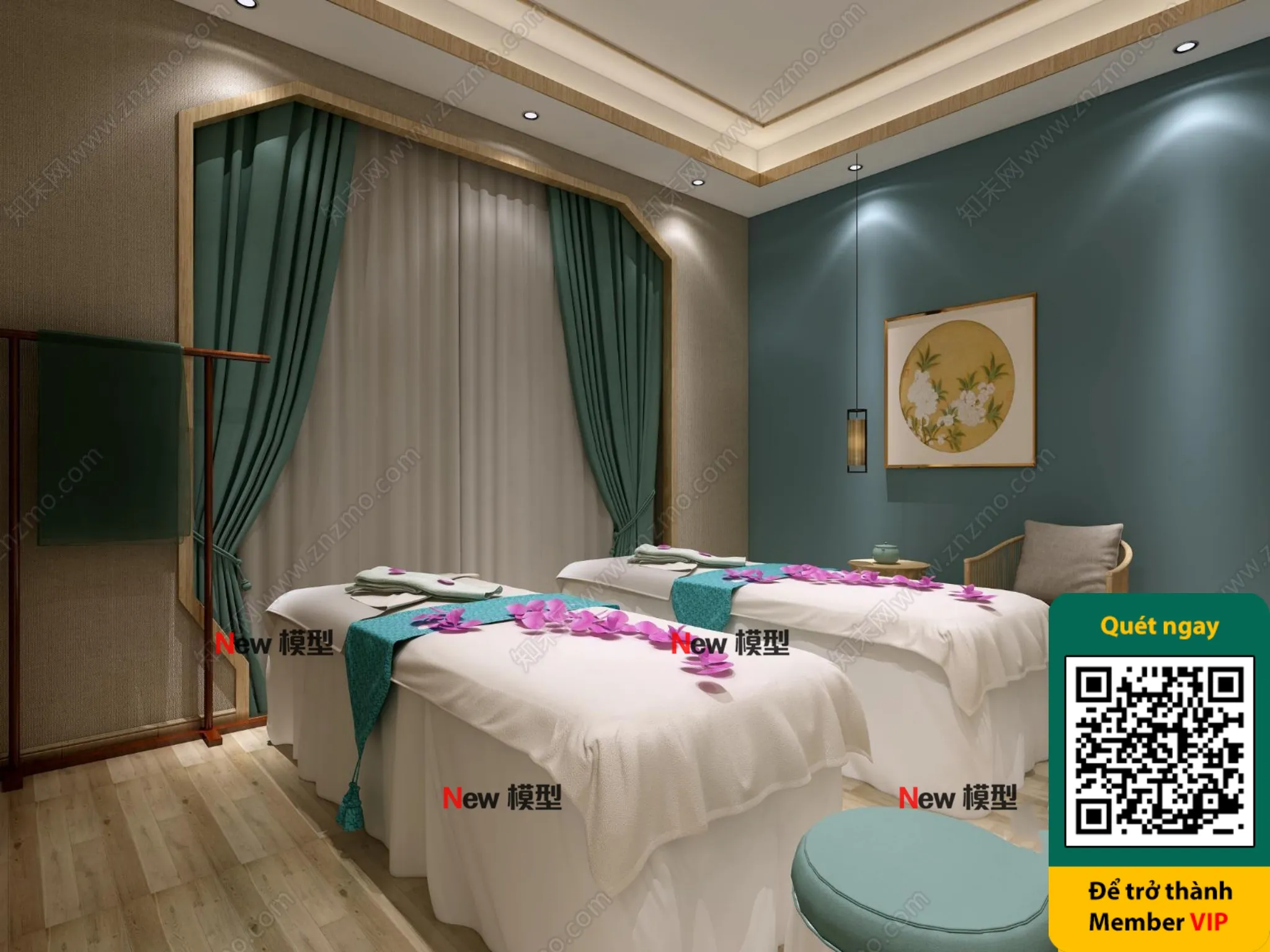 BEAUTY SALON - VRAY / CORONA - 3D MODEL - 4346