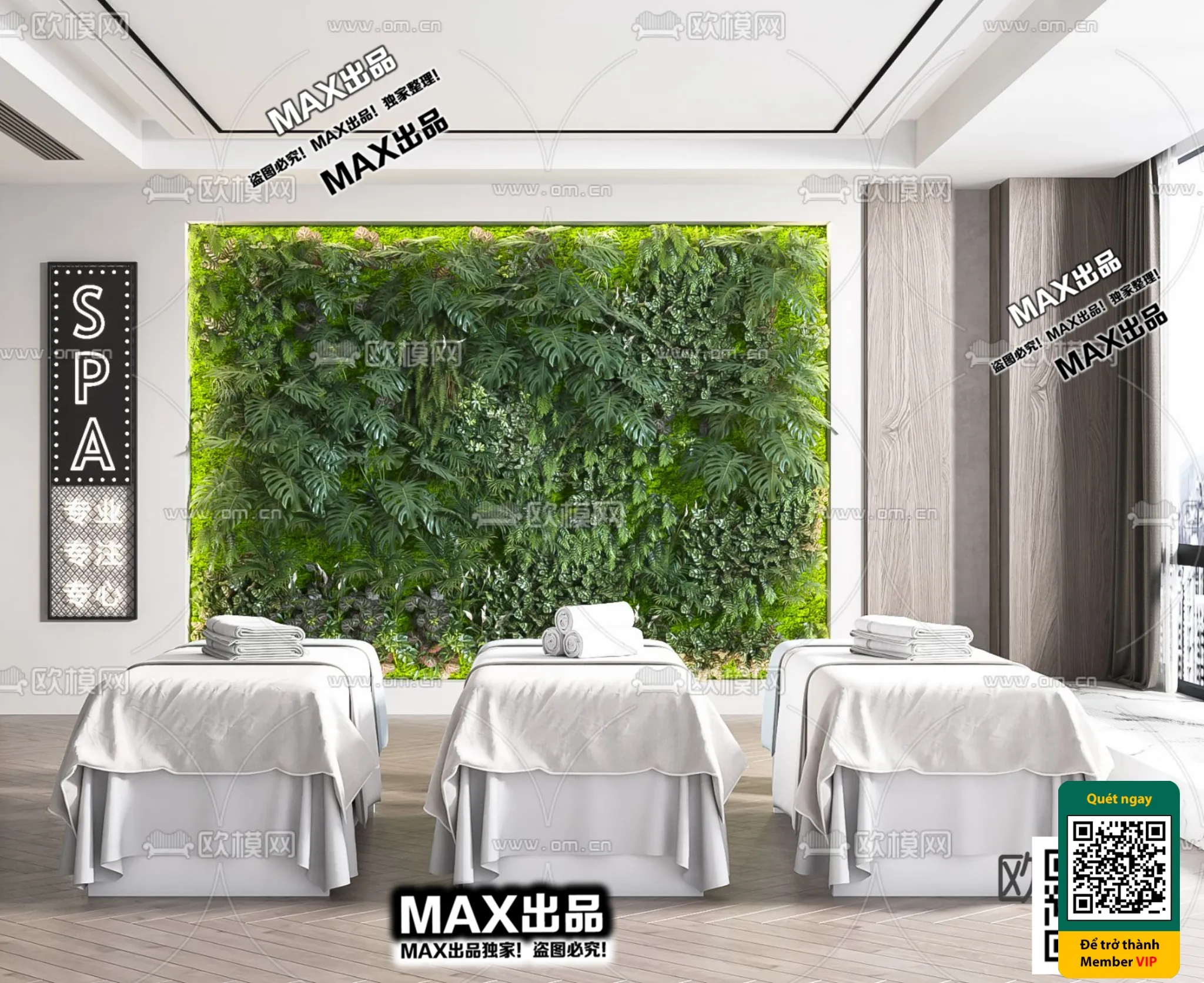 BEAUTY SALON - VRAY / CORONA - 3D MODEL - 4872