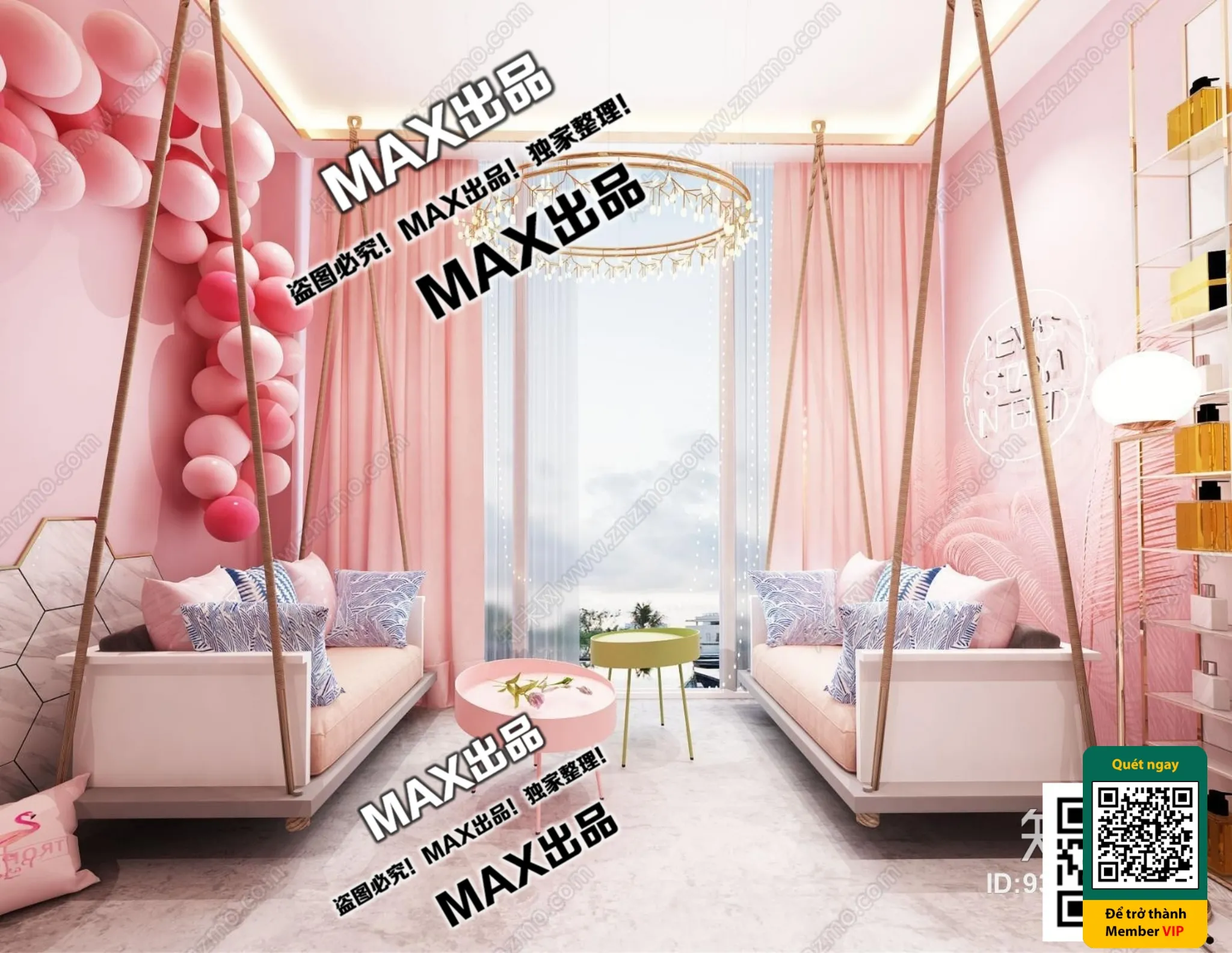 BEAUTY SALON - VRAY / CORONA - 3D MODEL - 4906