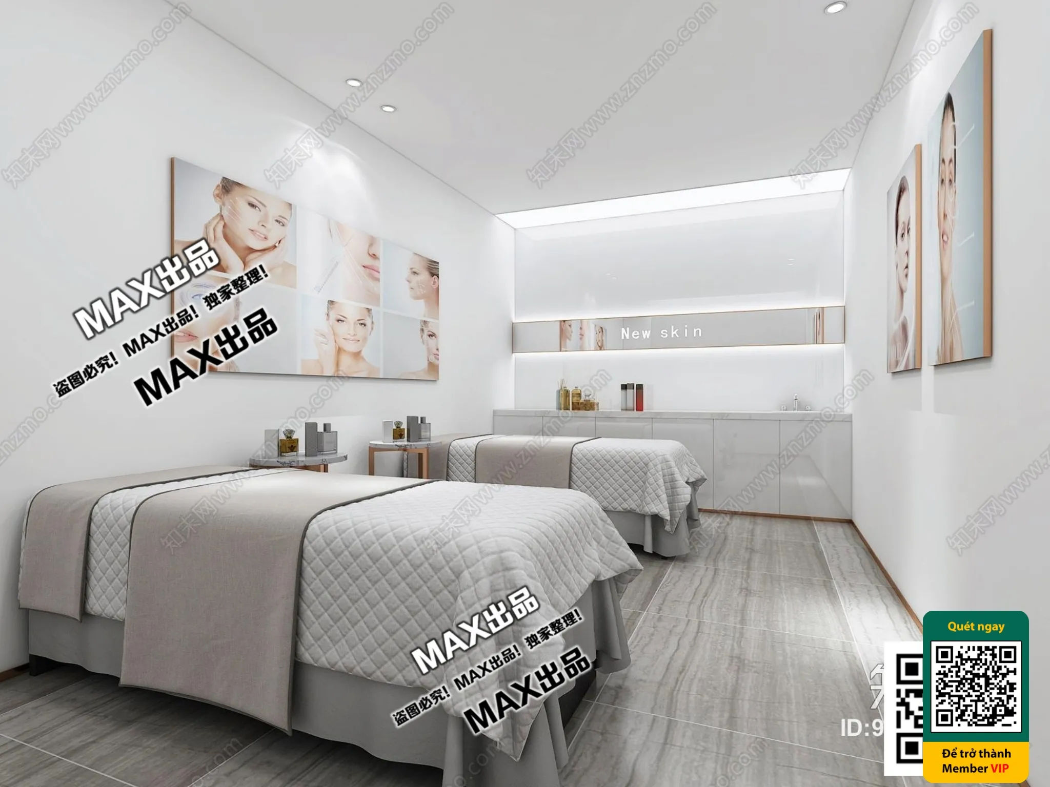 BEAUTY SALON - VRAY / CORONA - 3D MODEL - 4913