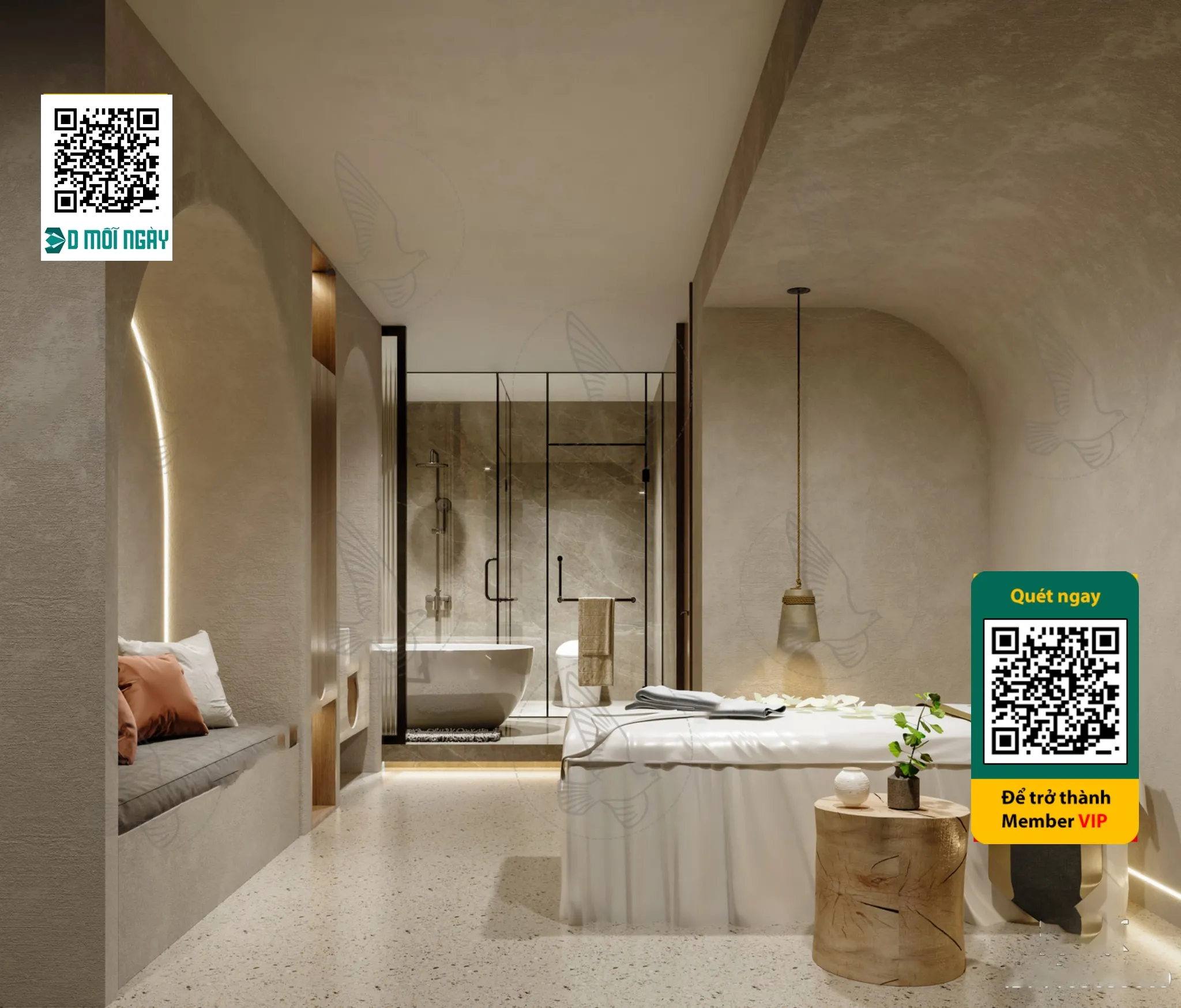 BEAUTY SALON - VRAY / CORONA - 3D MODEL - 4916