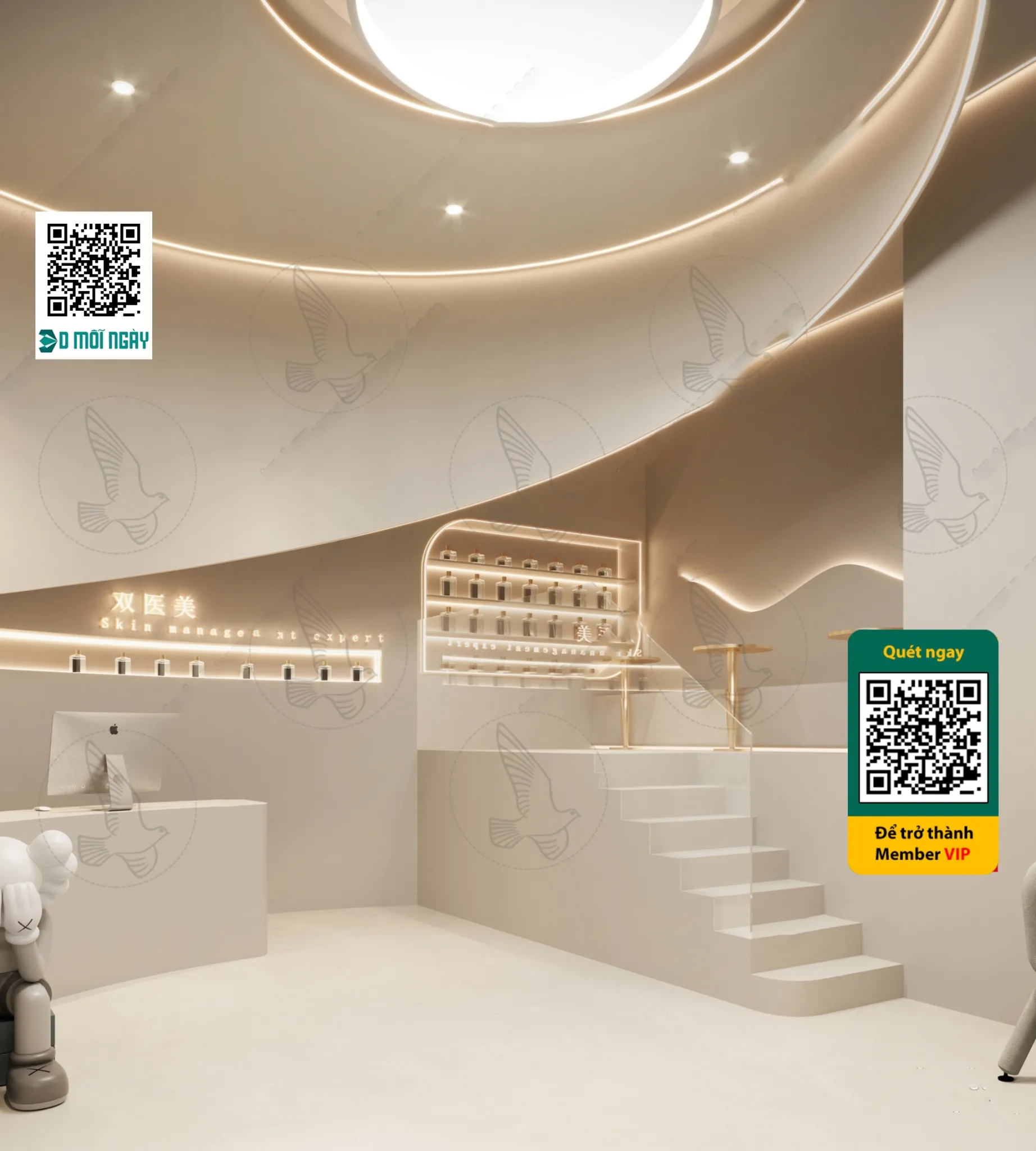 BEAUTY SALON - VRAY / CORONA - 3D MODEL - 4922