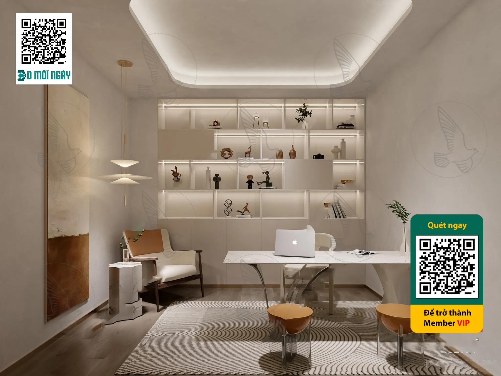 BEAUTY SALON - VRAY / CORONA - 3D MODEL - 4923