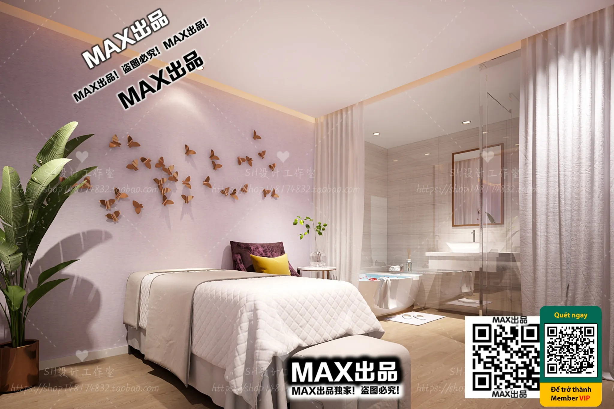BEAUTY SALON – VRAY / CORONA – 3D MODEL – 4934