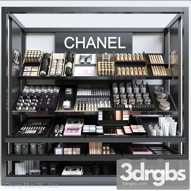 Beauty Shop Set 330 3D Model Free