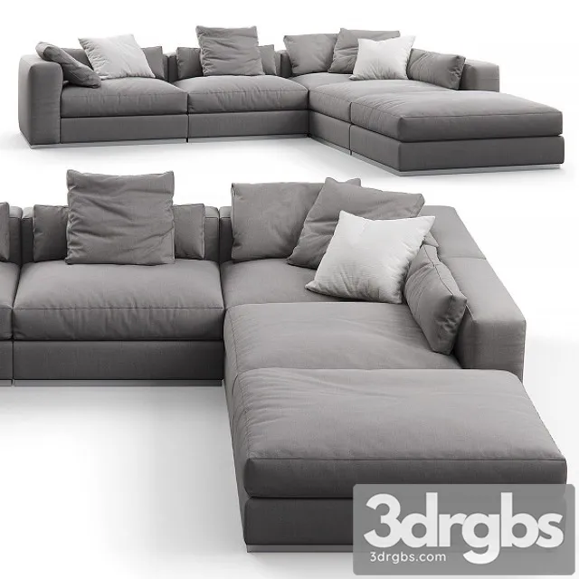 Beauty Sofa by Flexform 3D Model Free