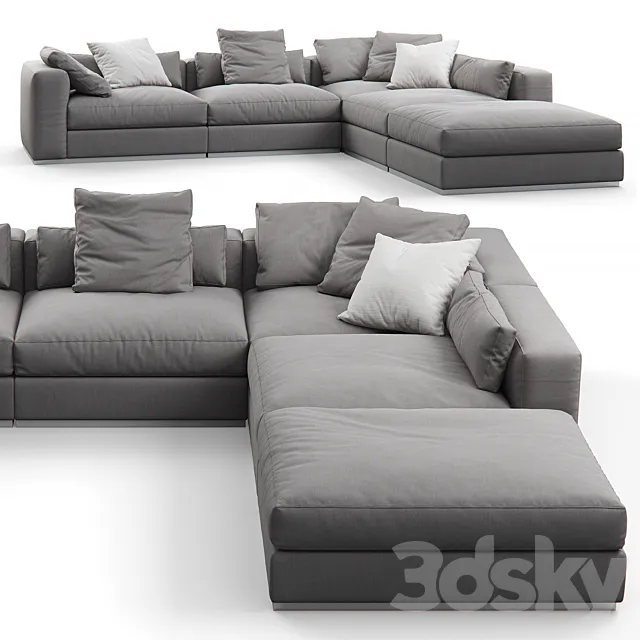 Beauty Sofa by Flexform 3D Model