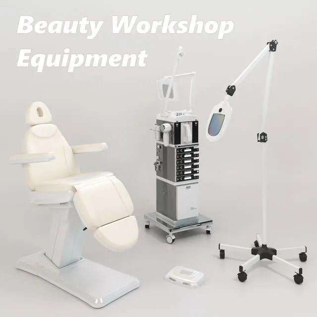 Beauty Workshop Equipment 3D Model