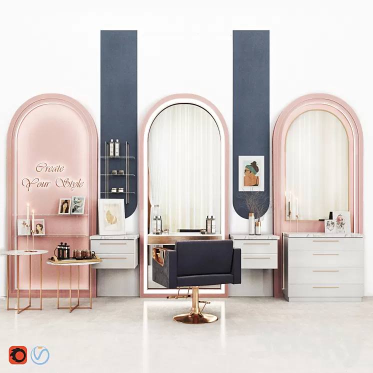 BeautySalon 3D Model