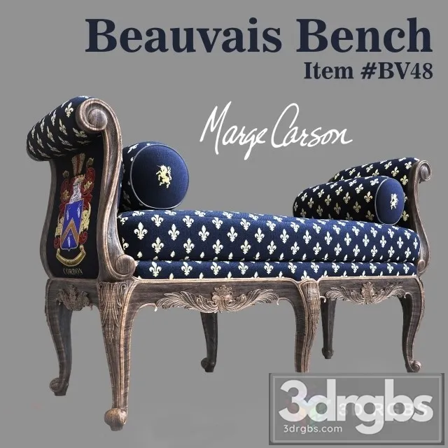 Beauvais Bench 3D Model Free