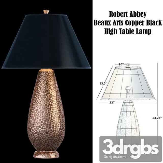 Beaux arts table lamp 3D Model Free