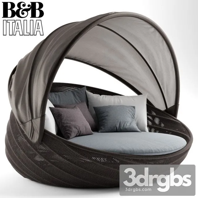 Bebitalia Canasta Sofa  13 3D Model Free