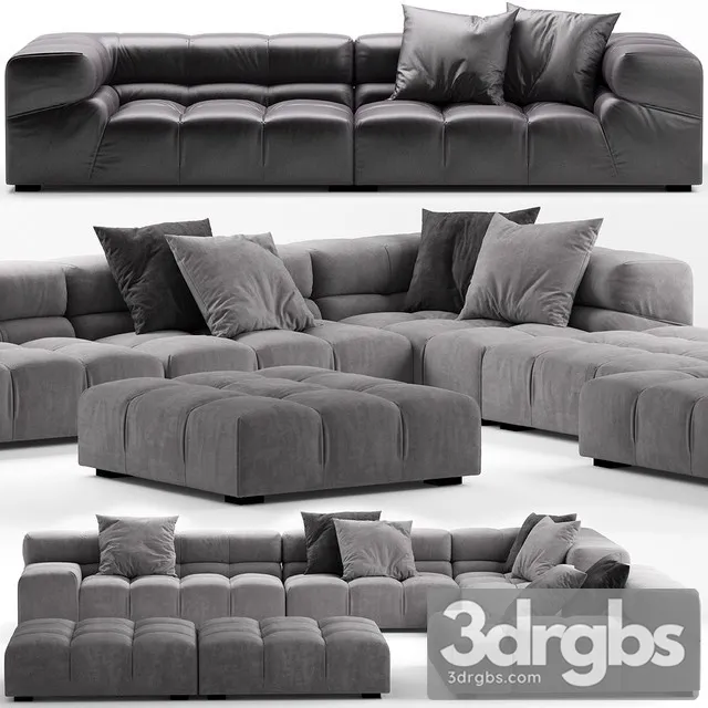 Bebitalia Tufty Time Leather Sofa 3D Model Free