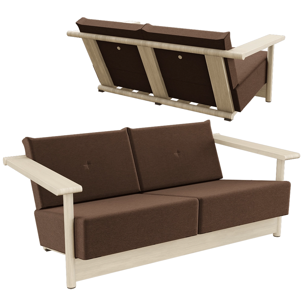 Bebo Objects - Sofa Baba 2-sits 3D Model
