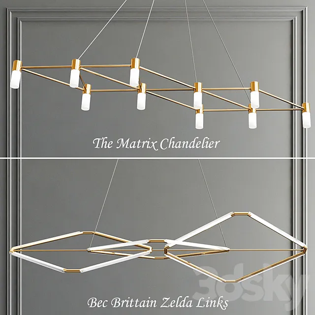 Bec Brittain Zelda Links & The Matrix Chandelier 3DModel