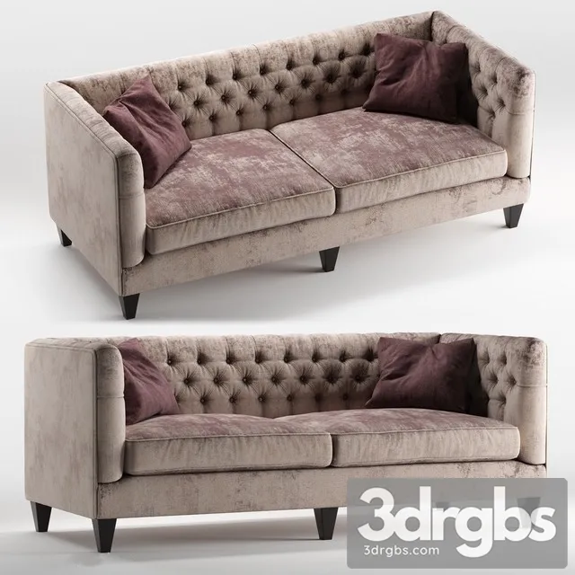 Beckett Sofa 01 3D Model Free