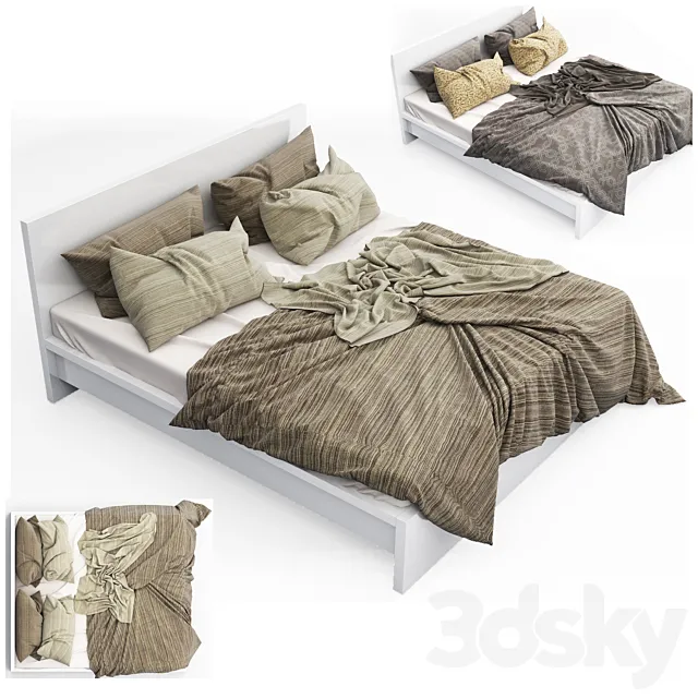Bed 04 3D Model